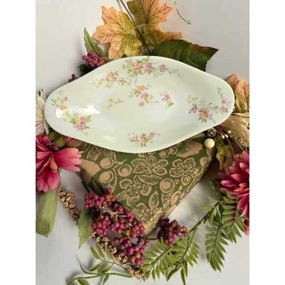 B & Co France (L.Bernardaud & Co Limoges) 9.5" Relish Dish - Pattern: BER130 - Picture 2 of 9